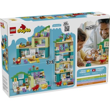 LEGO DUPLO® Town 3 σε 1 Μοντέρνα Μονοκατοικία με Φιγούρες 10470 5702018056516