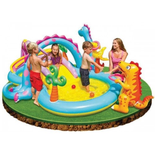 INTEX Πισίνα Dinoland Play Center 302X229x112εκ 57135 6941057402505