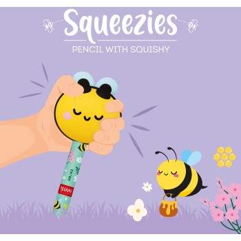 Legami Pencil With Squishy Bee Be Different - Squeezies bee PSQ0006 8052694121570