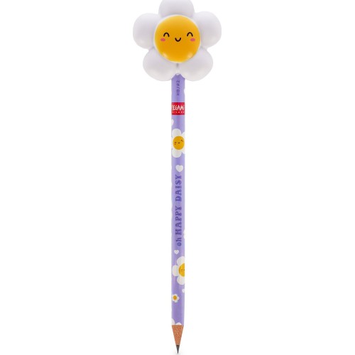 Legami Pencil With Squishy Diasy Oh Happy Daisy - Squeezies daisy PSQ0007 8052694121587