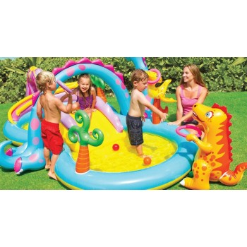 INTEX Πισίνα Dinoland Play Center 302X229x112εκ 57135 6941057402505