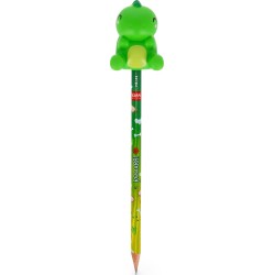Legami Pencil With Squishy Dino rooarrr! - Squeezies dinosaur PSQ0005 8052694121563