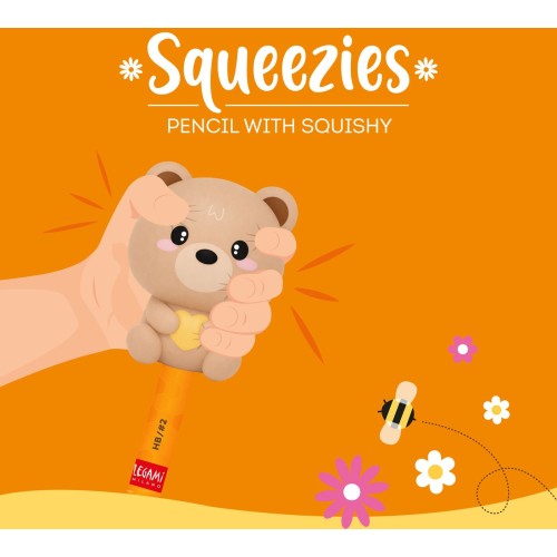 Legami Pencil With Squishy Teddy Bear dream Big - Squeezies teddy bear PSQ0003 8052694121549