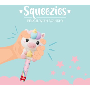 Legami Pencil With Squishy Unicorn believe In Magic - Squeezies unicorn PSQ0004 8052694121556
