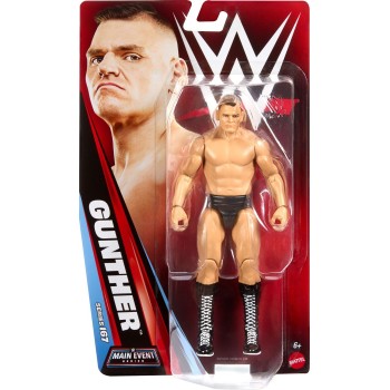 Mattel WWE Gunther Action Figure, Main Event Series 167, 6-inch Collectible With Articulation GDF62 / JHJ29 194735332335
