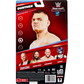Mattel WWE Gunther Action Figure, Main Event Series 167, 6-inch Collectible With Articulation GDF62 / JHJ29 194735332335