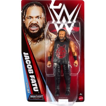 Mattel WWE Jacob Fatu Action Figure, Main Event Series 167, 6-inch Collectible With Articulation GDF62 / JHJ28 194735332694
