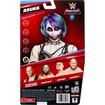 Mattel WWE Asuka Action Figure, Main Event Series 167, 6-inch Collectible With Articulation GDF62 / JHJ31 194735332984