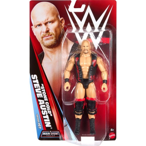 Mattel WWE “stone Cold” Steve Austin Action Figure, Main Event Series 167, 6-inch Collectible With Articulation GDF62 / JHJ27 19