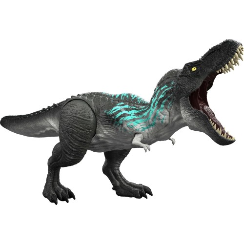 Mattel Jurassic World Muscle Madness Tyrannosaurus Rex Action Figure, T-rex With Grow Feature & Roar JKG92 194735349715