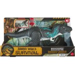 Mattel Jurassic World Muscle Madness Tyrannosaurus Rex Action Figure, T-rex With Grow Feature & Roar JKG92 194735349715