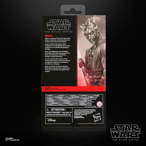 Hasbro Star Wars The Black Series Maul, Maul – Shadow Lord Premium Collectible 15  G1516 / G2582 5010996366085