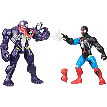 Hasbro Mixmashers Marvel Venom vs. Venomized Spider-man Customised Action Figure a F9194 5010996261311