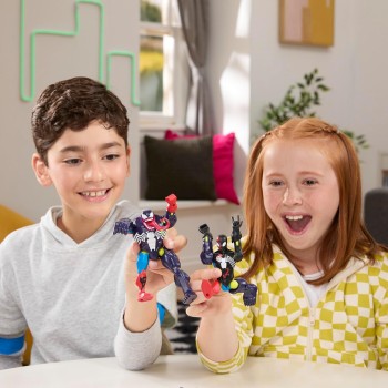 Hasbro Mixmashers Marvel Venom vs. Venomized Spider-man Customised Action Figure a F9194 5010996261311