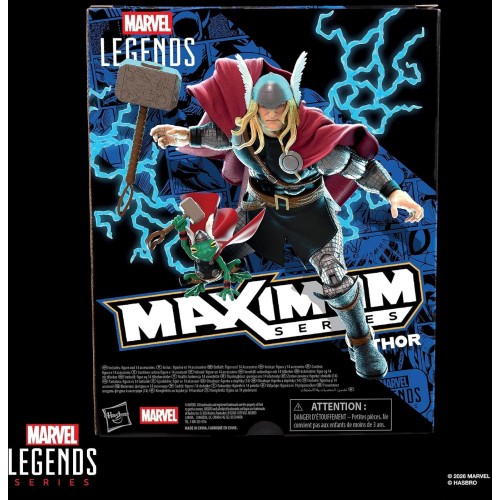 Hasbro Marvel Legends Maximum Series Thor, Deluxe Thor Comics Collectible 15-cm Ac G2067 5010996364586