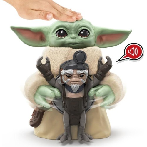 Hasbro Star Wars Huggin Grogu 16.5-cm Electronic Action Figure and Anzellan, Inter G2530 5010996360984