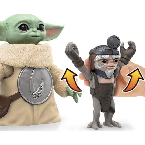 Hasbro Star Wars Huggin Grogu 16.5-cm Electronic Action Figure and Anzellan, Inter G2530 5010996360984