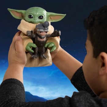 Hasbro Star Wars Huggin Grogu 16.5-cm Electronic Action Figure and Anzellan, Inter G2530 5010996360984