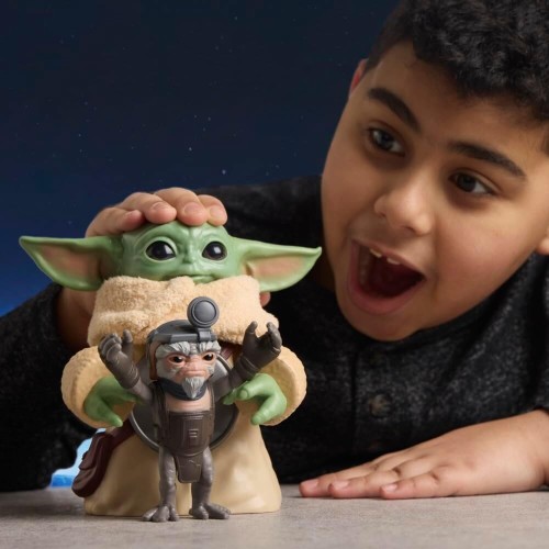 Hasbro Star Wars Huggin Grogu 16.5-cm Electronic Action Figure and Anzellan, Inter G2530 5010996360984