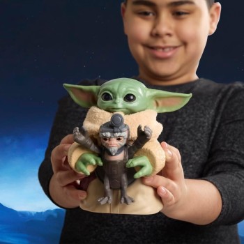 Hasbro Star Wars Huggin Grogu 16.5-cm Electronic Action Figure and Anzellan, Inter G2530 5010996360984