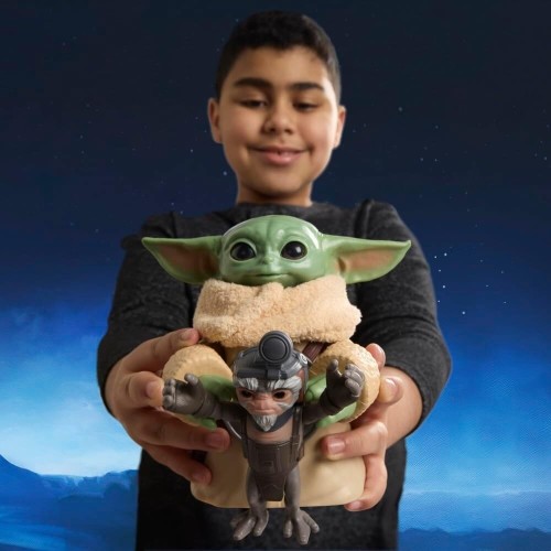 Hasbro Star Wars Huggin Grogu 16.5-cm Electronic Action Figure and Anzellan, Inter G2530 5010996360984