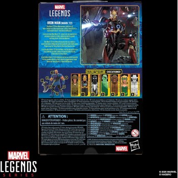 Hasbro Marvel Legends Series Iron Man mark 72 Iron Man Comics Action Figure G0821 5010996317353