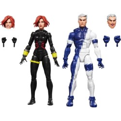 Hasbro Marvel Legends Series Black Widow and Quicksilver, Avengers: The Crossing C G2122 5010996360106