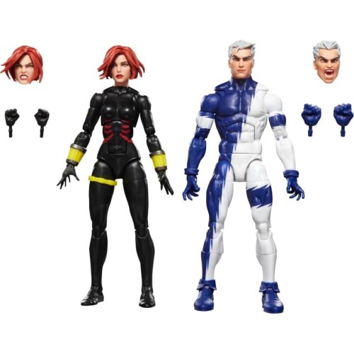 Hasbro Marvel Legends Series Black Widow and Quicksilver, Avengers: The Crossing C G2122 5010996360106