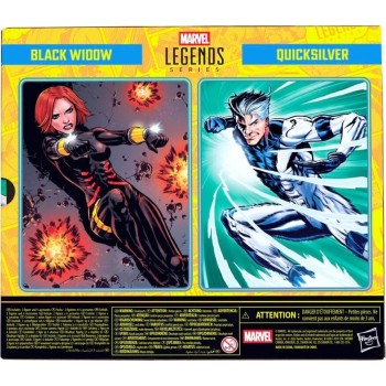 Hasbro Marvel Legends Series Black Widow and Quicksilver, Avengers: The Crossing C G2122 5010996360106