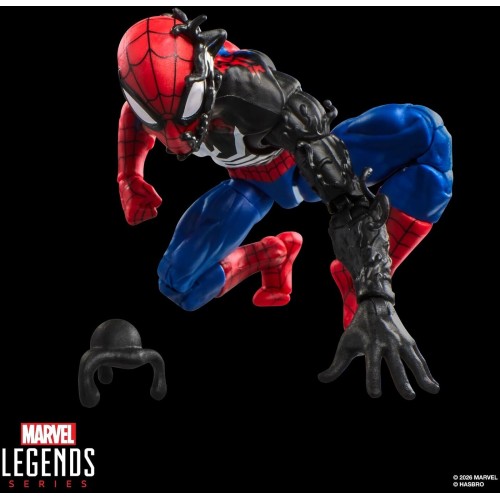 Hasbro Marvel Avengers Marvel Legends Series Secret Wars Spider-Man Alien Costume, Retro Marvel G2035 / G2419 5010996355744