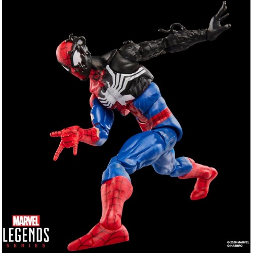 Hasbro Marvel Avengers Marvel Legends Series Secret Wars Spider-Man Alien Costume, Retro Marvel G2035 / G2419 5010996355744
