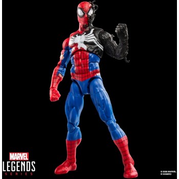 Hasbro Marvel Avengers Marvel Legends Series Secret Wars Spider-Man Alien Costume, Retro Marvel G2035 / G2419 5010996355744