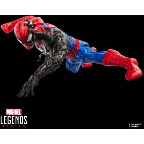 Hasbro Marvel Avengers Marvel Legends Series Secret Wars Spider-Man Alien Costume, Retro Marvel G2035 / G2419 5010996355744