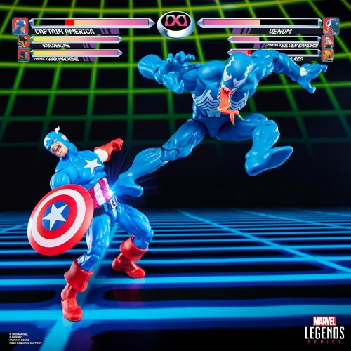 Hasbro Marvel Legends Series Gamerverse Captain America vs Venom Action Figure Col G0622 5010996320476