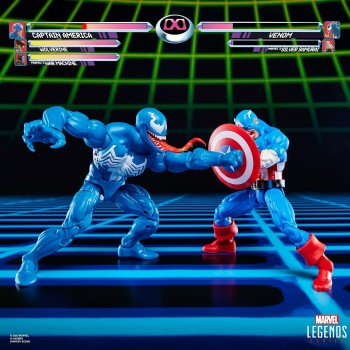 Hasbro Marvel Legends Series Gamerverse Captain America vs Venom Action Figure Col G0622 5010996320476