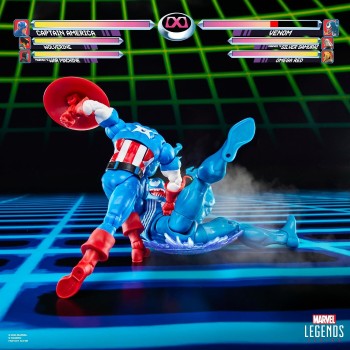 Hasbro Marvel Legends Series Gamerverse Captain America vs Venom Action Figure Col G0622 5010996320476