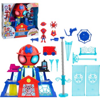 Hasbro Marvel Spidey and his Amazing Friends Rescue-webs Web-quarters Playset With G1989 5010996434081
