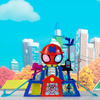 Hasbro Marvel Spidey and his Amazing Friends Rescue-webs Web-quarters Playset With G1989 5010996434081