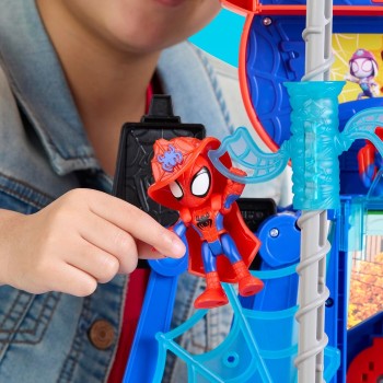 Hasbro Marvel Spidey and his Amazing Friends Rescue-webs Web-quarters Playset With G1989 5010996434081