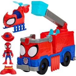 Hasbro Spiderman Spidey AND HIS Amazing Friends Marvel Rescue-Webs Fire Engine, 7.6 Cm G1992 5010996390646