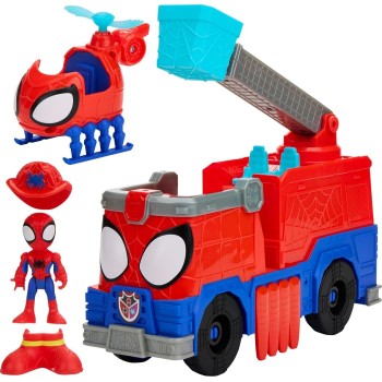 Hasbro Spiderman Spidey AND HIS Amazing Friends Marvel Rescue-Webs Fire Engine, 7.6 Cm G1992 5010996390646