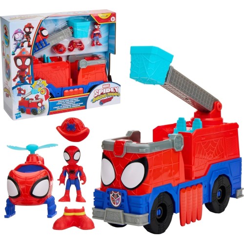 Hasbro Spiderman Spidey AND HIS Amazing Friends Marvel Rescue-Webs Fire Engine, 7.6 Cm G1992 5010996390646