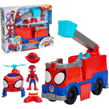 Hasbro Spiderman Spidey AND HIS Amazing Friends Marvel Rescue-Webs Fire Engine, 7.6 Cm G1992 5010996390646