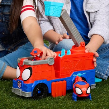 Hasbro Spiderman Spidey AND HIS Amazing Friends Marvel Rescue-Webs Fire Engine, 7.6 Cm G1992 5010996390646