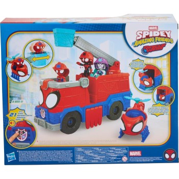 Hasbro Spiderman Spidey AND HIS Amazing Friends Marvel Rescue-Webs Fire Engine, 7.6 Cm G1992 5010996390646