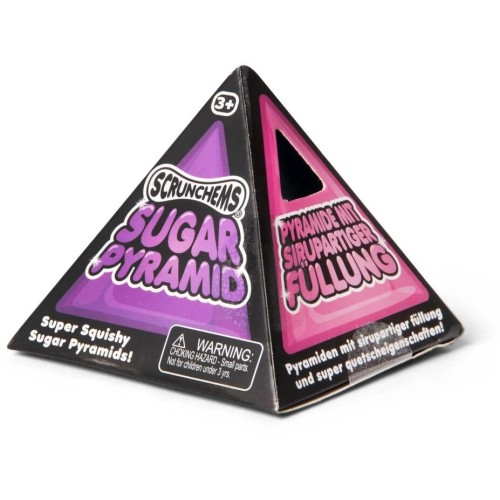 Tobar Scrunchems Sugar Pyramid Sensory Stress Toy [1 Τυχαίο Χρώμα] 31.39105 5038728156674
