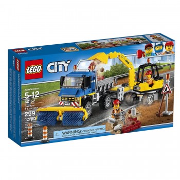 LEGO City Great Vehicles Σάρωθρο & Εκσκαφέας 60152 5702015865982