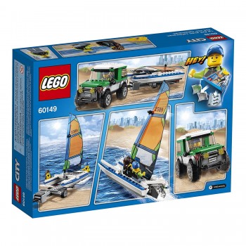 LEGO City Great Vehicles 4X4 Με Καταμαράν 60149 5702015865777