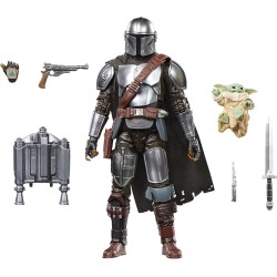 Hasbro Star Wars The Black Series The Mandalorian And Grogu, The Mandalorian And Grogu Deluxe Collectible 6 Inch G2514 501099636