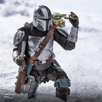 Hasbro Star Wars The Black Series The Mandalorian And Grogu, The Mandalorian And Grogu Deluxe Collectible 6 Inch G2514 501099636